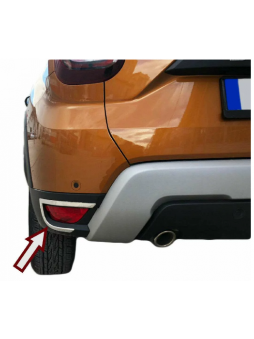 Nerezové rámečky zadních mlhovek Dacia Duster 2